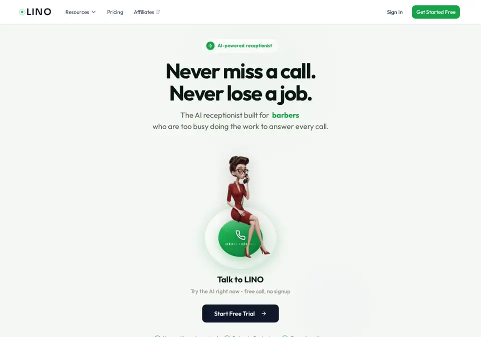 LINO live website preview